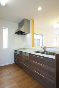 注文住宅ここち家名古屋市Y様邸キッチン