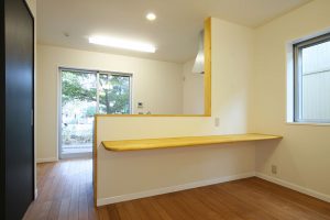 注文住宅ここち家名古屋市Y様邸キッチンカウンター