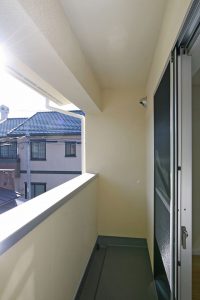 洗濯物もたくさん干せる2階ベランダ