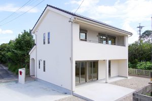 自然素材で建てる注文住宅ここち家S様邸外観